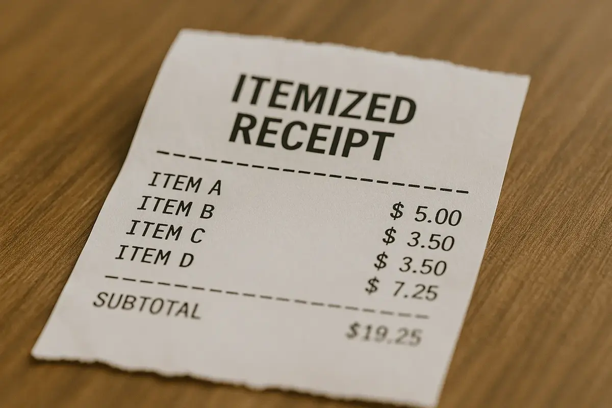 How to Create an Itemized Receipt (Free Template + Guide)